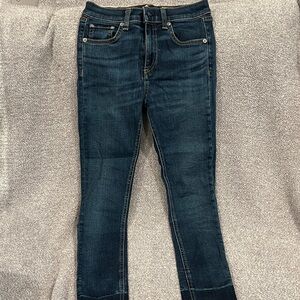 rag & bone Dark Blue Skinny Jeans